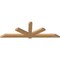 Ekena Millwork Kennewick Timber Gable Bracket, Western Red Cedar, 96"W x 32"H x 3 1/2"D x 5 1/2"F, 8/12 Pitch GBW096X32X0406KEN00SWR - alternate 5